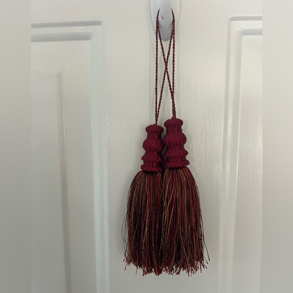 Burgundy Drapery Tassels 10 Inches - Picture 5 of 5
